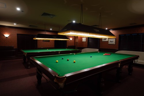 Snooker Room:Two international standard snooker tables